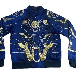 Disney Store Unisex Adult Blue Marvel Eternals Ikaris Reversible Jacket SMALL